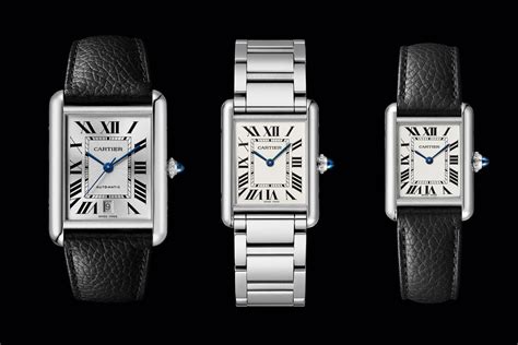 cartier tank watch box|cartier watch tank women's.